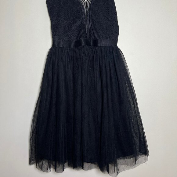 Lily McBee black lace and tulle dress - Picture 2 of 8